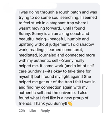Client testimonial