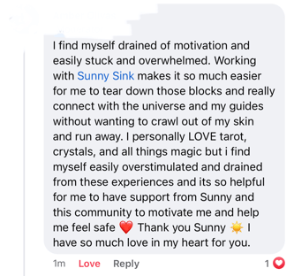 Client testimonial